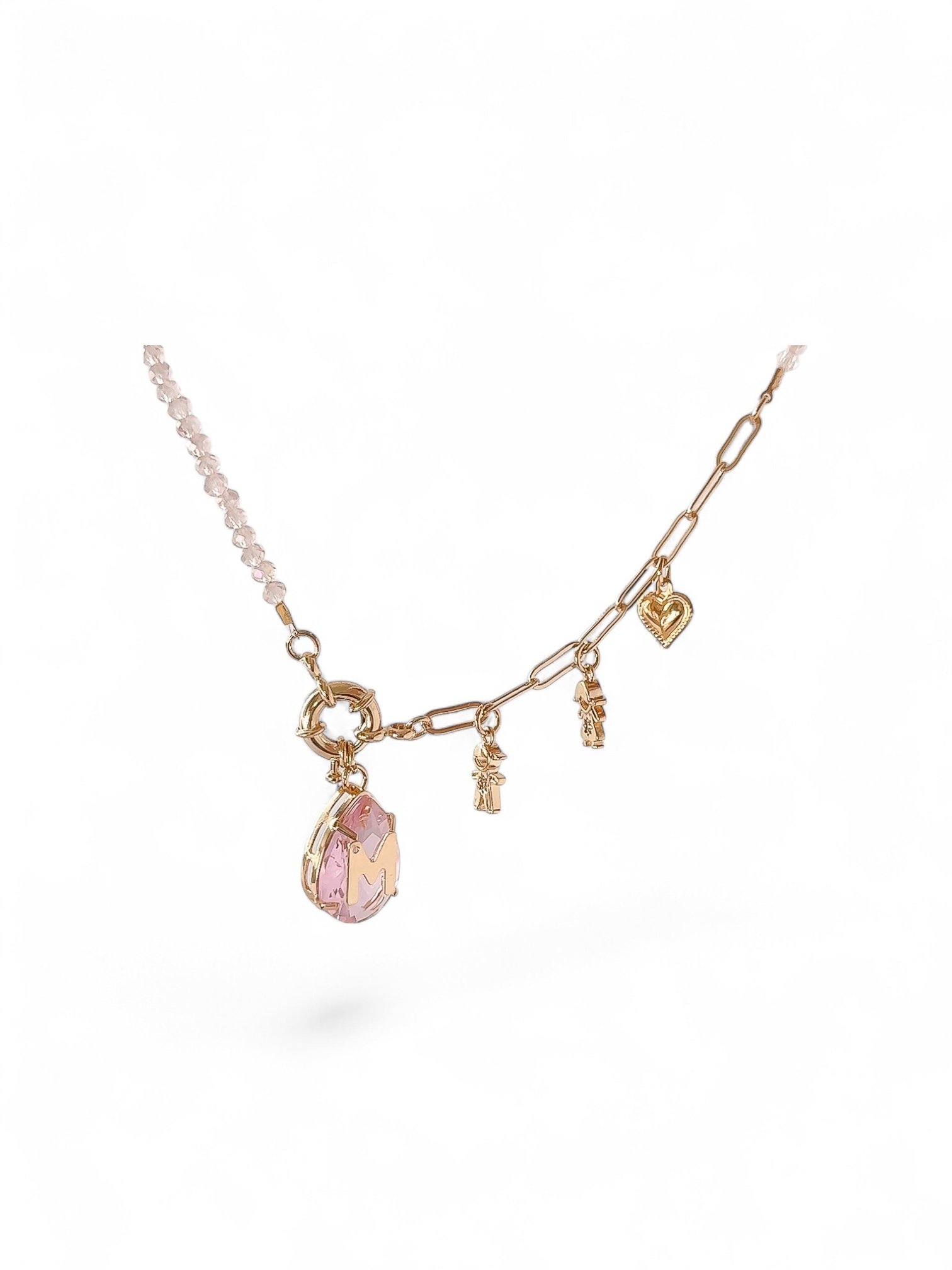 Colar Médio - Personalizado Cristais & Pingentes