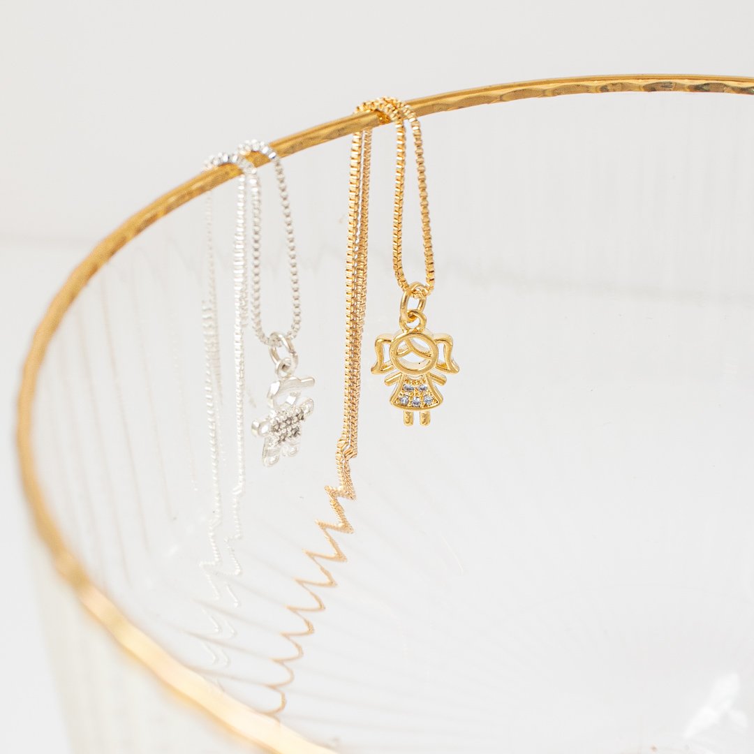 Colar Médio - Pingente Filho Microzircônia