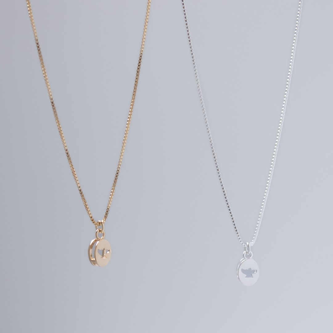 Colar Médio - Pingente Oval Divino