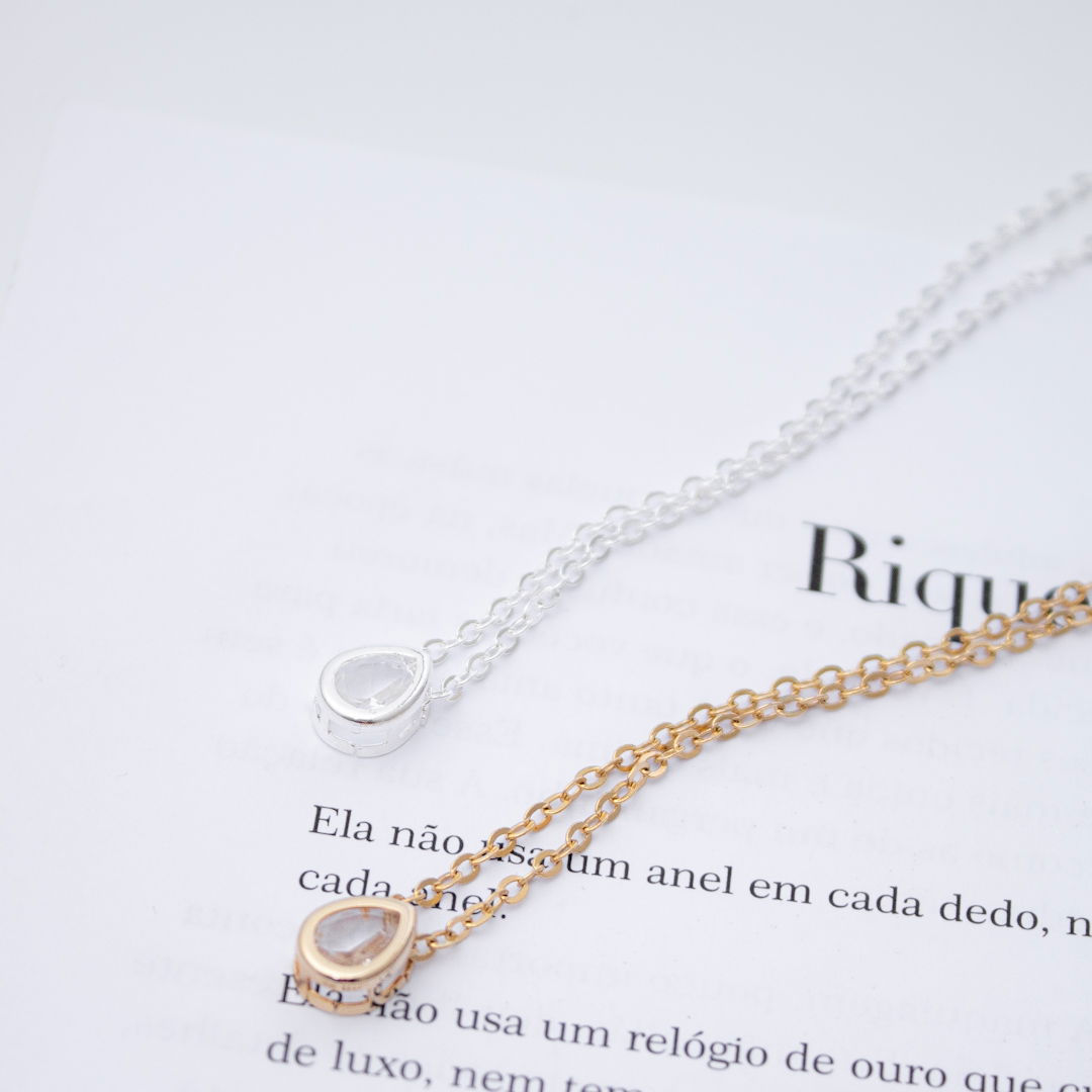 Colar Médio - Gota Joinha