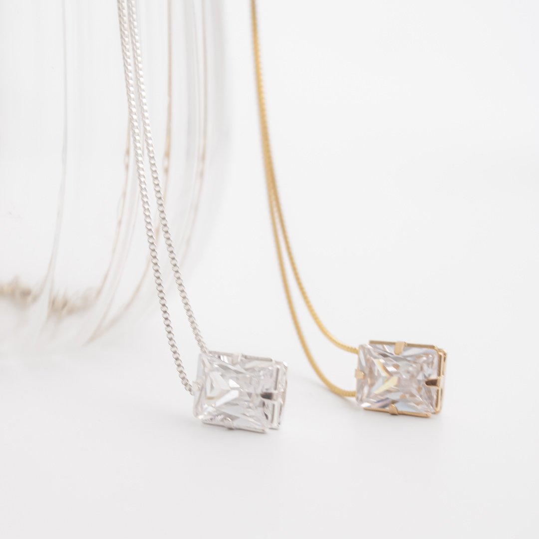 Colar Médio - Retângulo 10mm