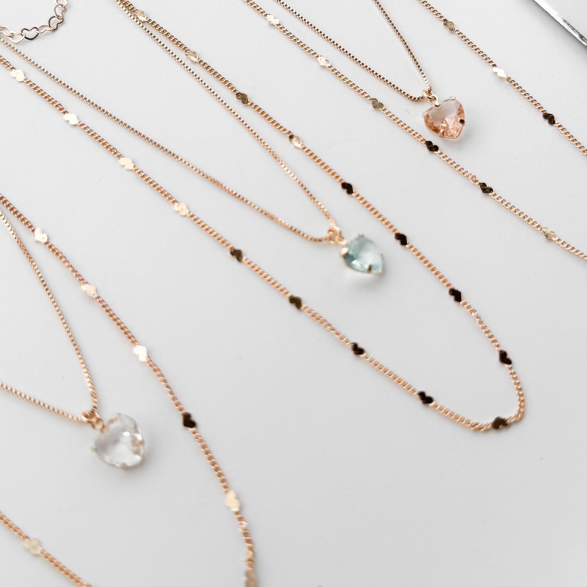 Colar Triplo - Coração