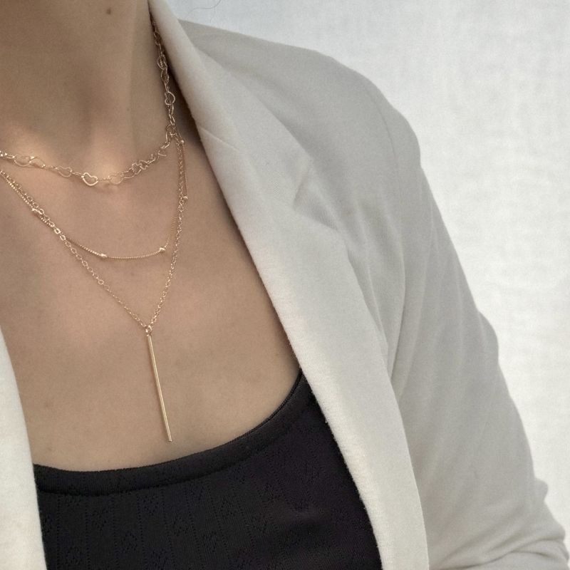 Colar Triplo - Minimal