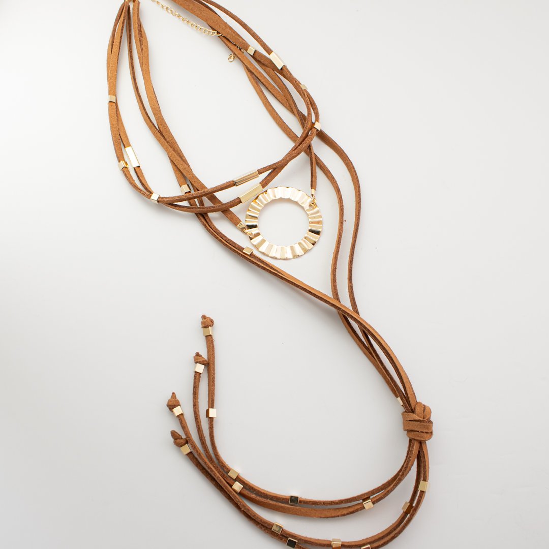 Colar Triplo - Entardecer Toscano