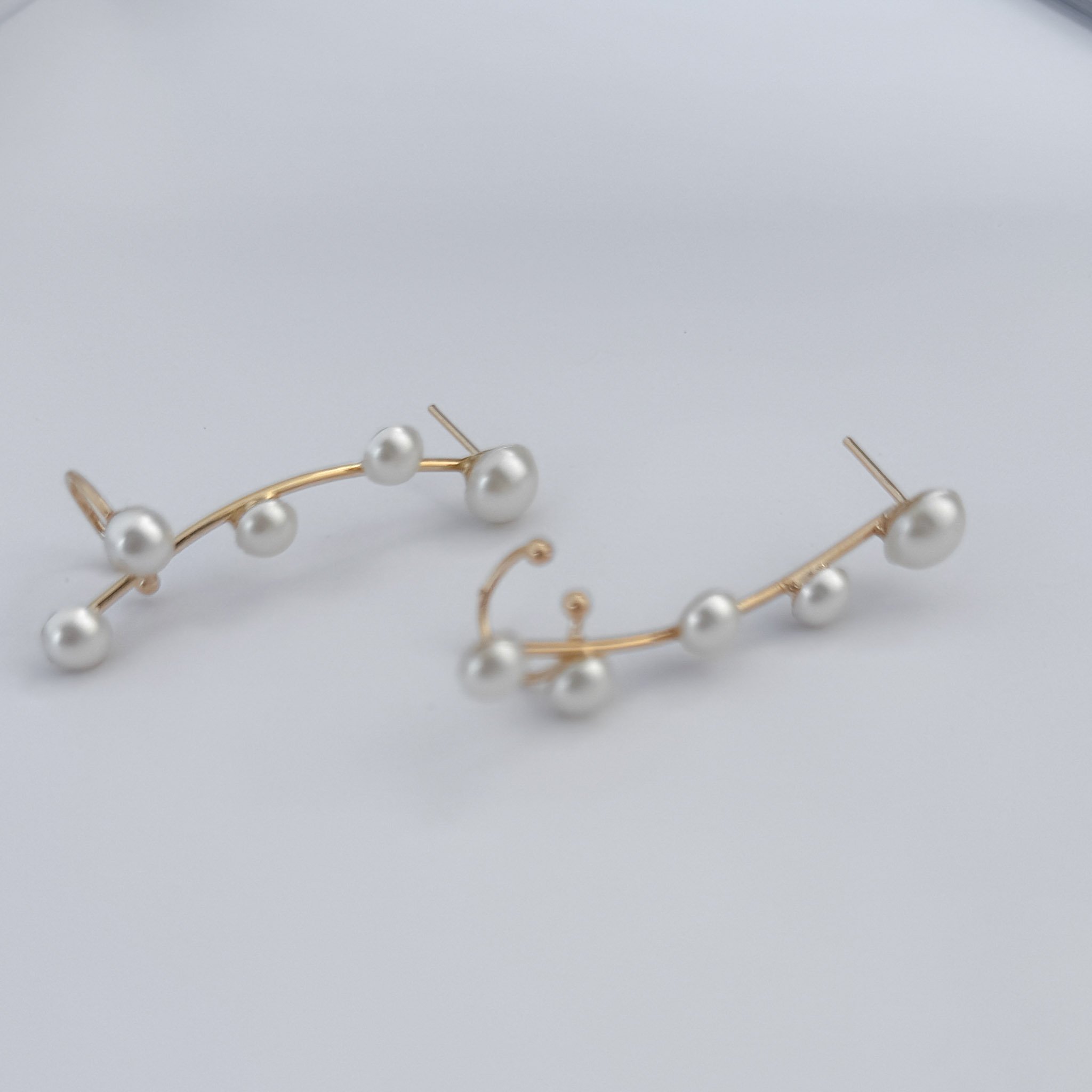 Ear Cuff - Pérolas