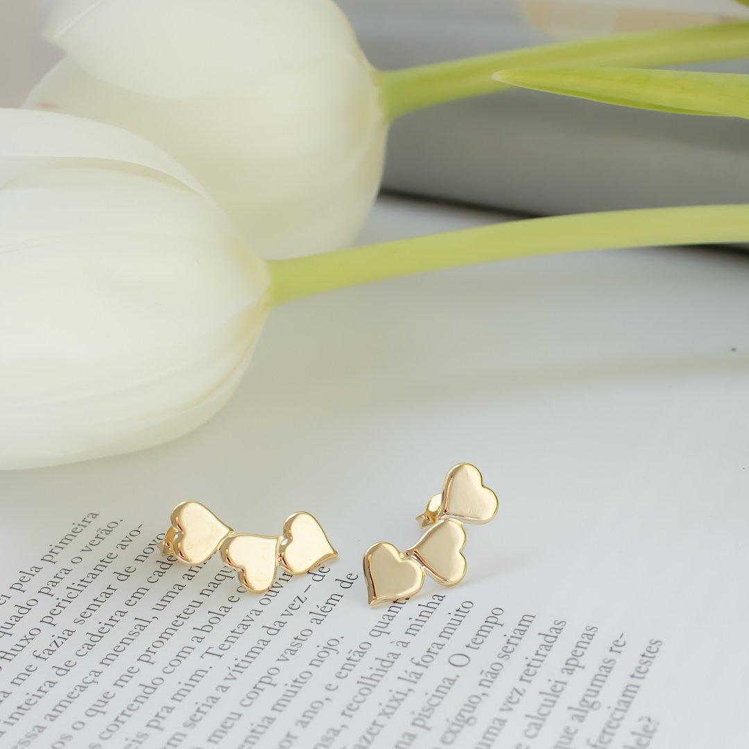 Ear Cuff - Coração Liso