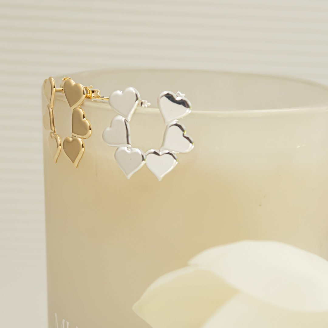 Ear Cuff - Coração Liso