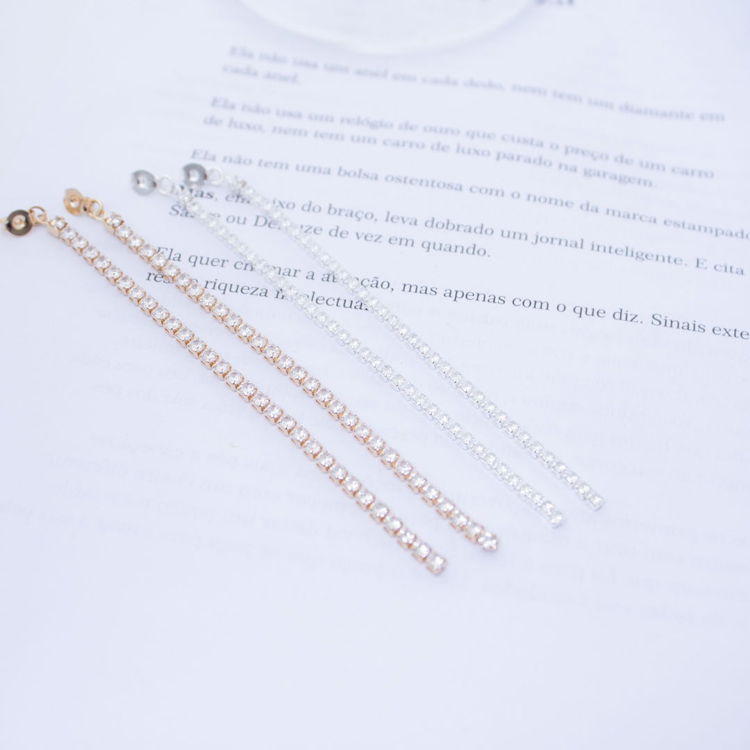 Ear Jacket - Zircônia 2 em 1