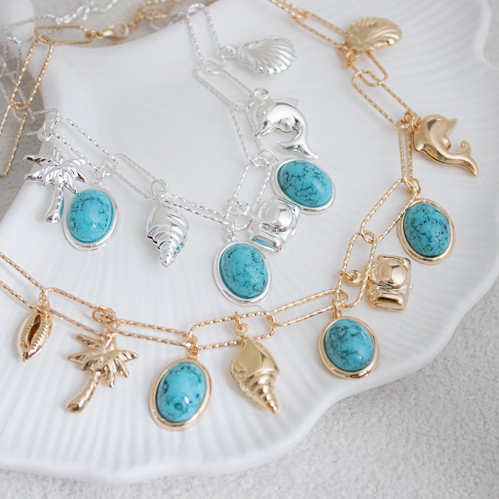 Gargantilha - Badulaques Turquesa