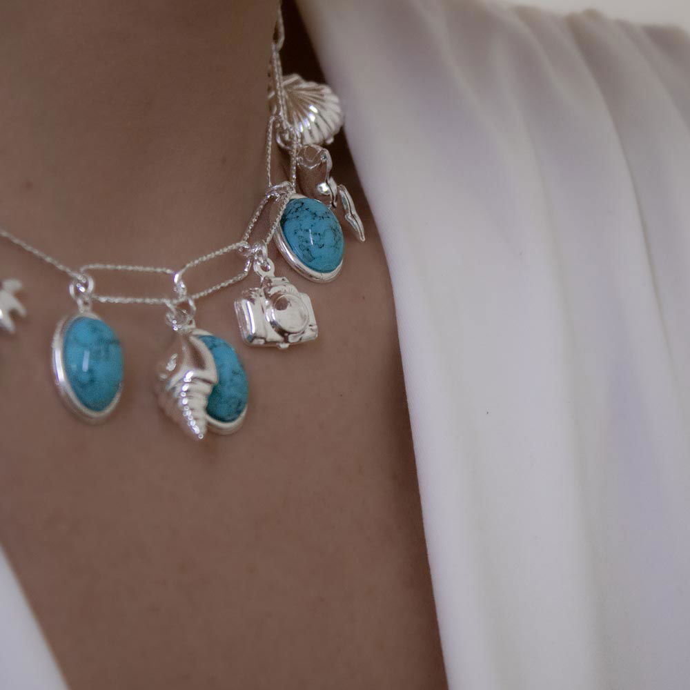 Gargantilha - Badulaques Turquesa