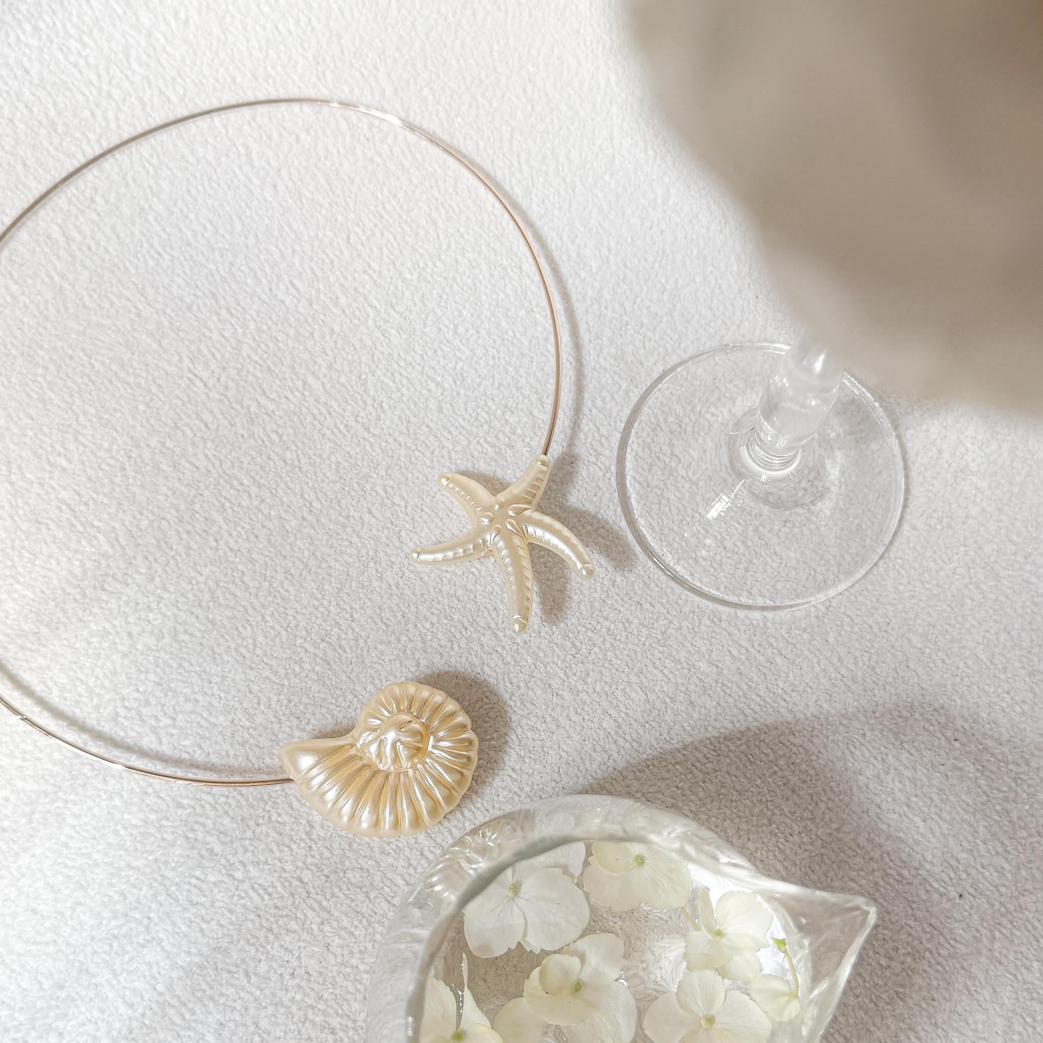 Gargantilha - Estrela e Concha