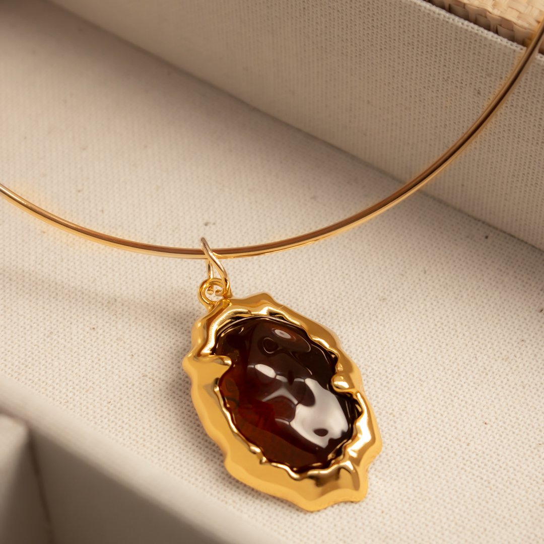 Gargantilha - Folha de Outono