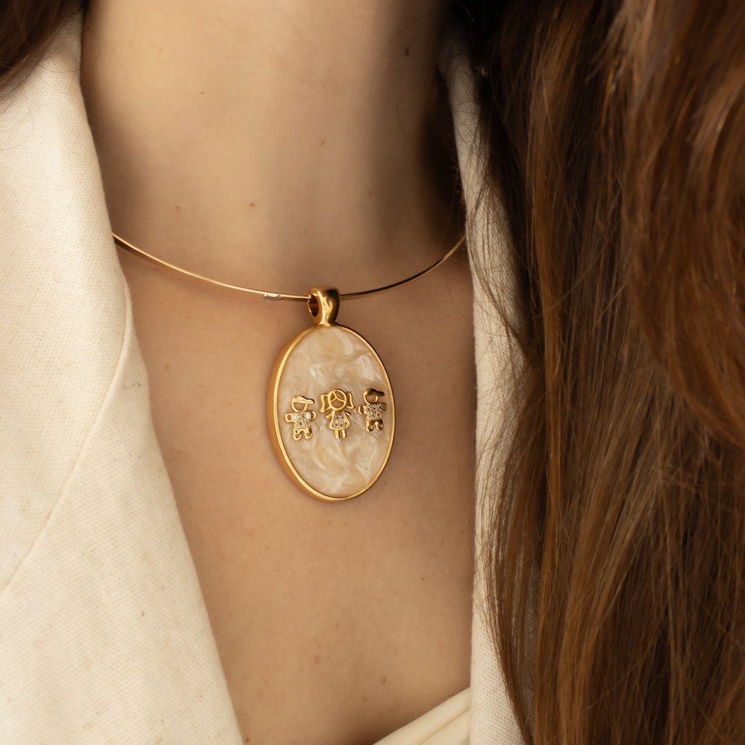 Gargantilha- Perolada Filhos (Até 5)