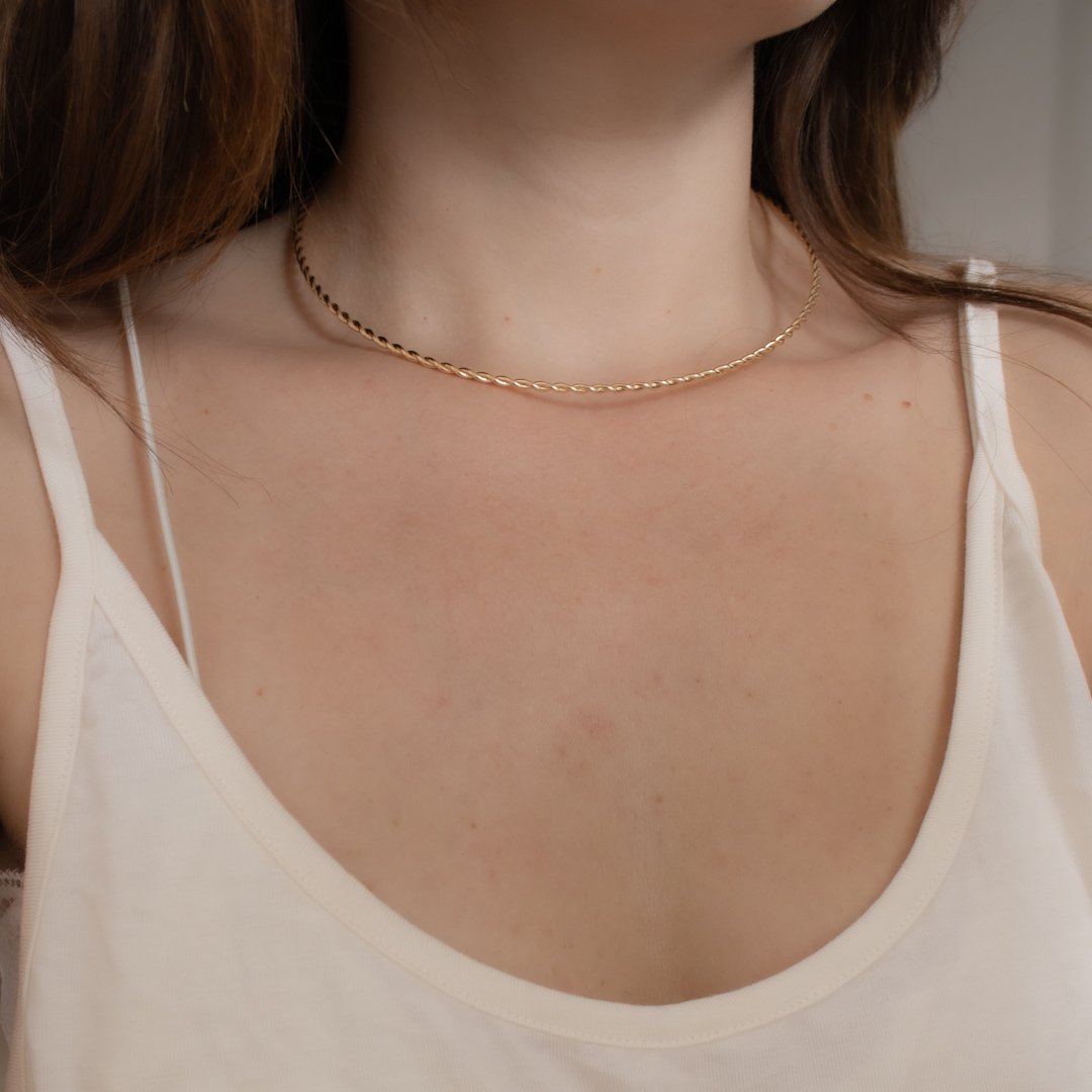 Gargantilha - Trançadinha