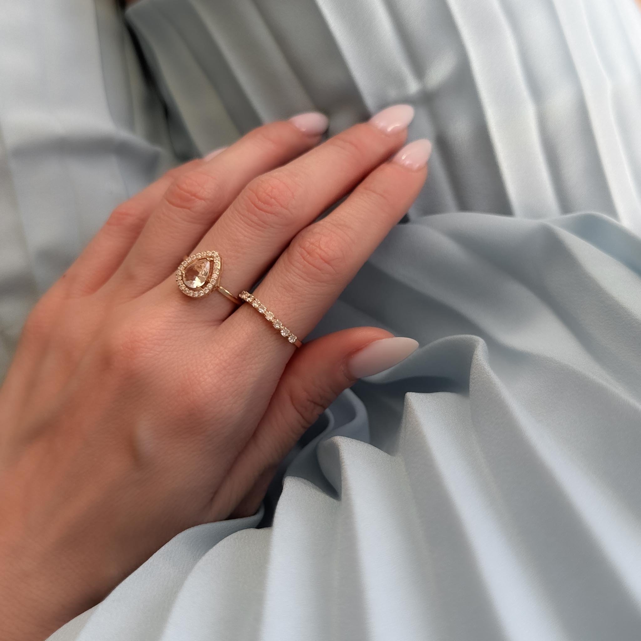 Kit 2 Anéis - Microzircônia