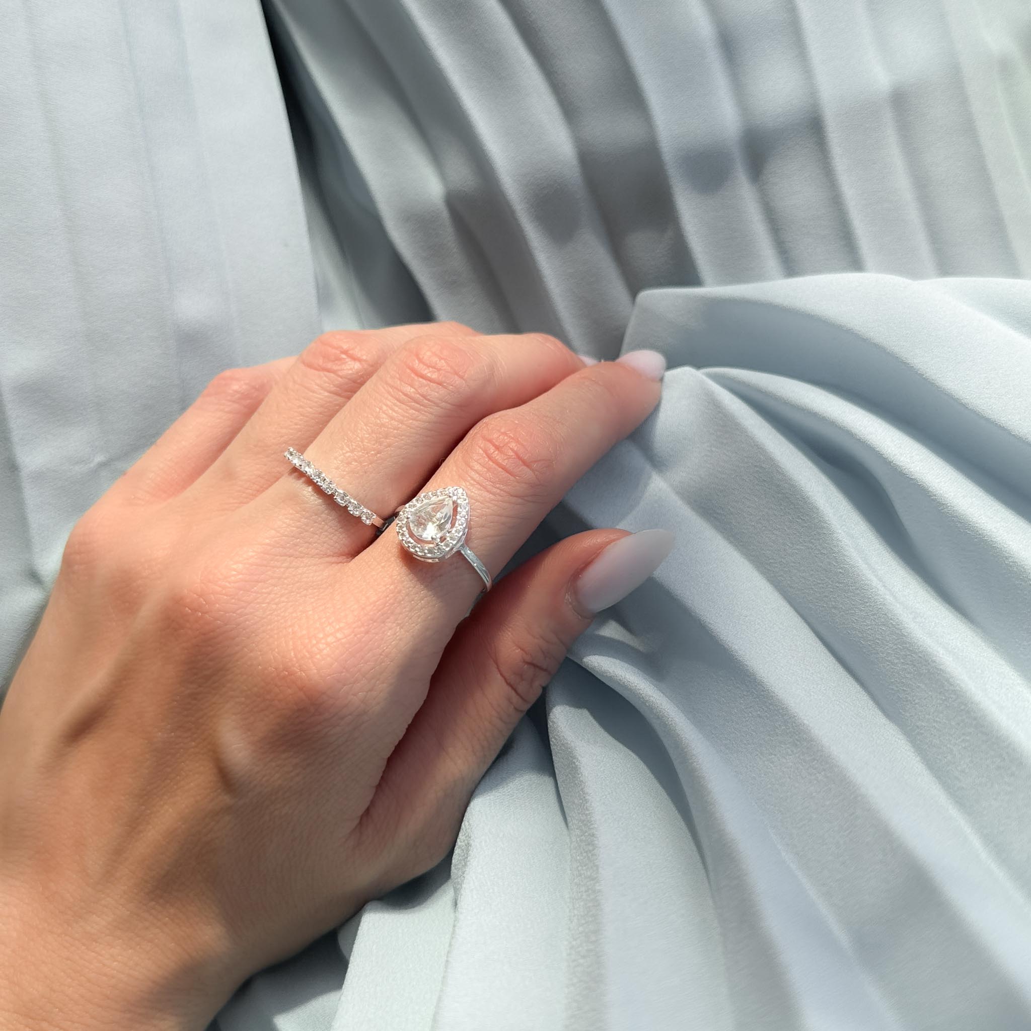 Kit 2 Anéis - Microzircônia