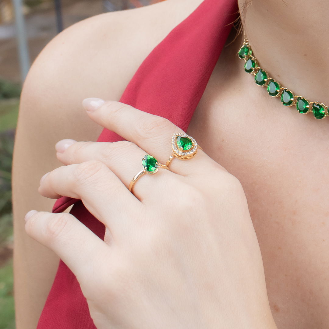 Kit 2 Anéis - Gotas Festas