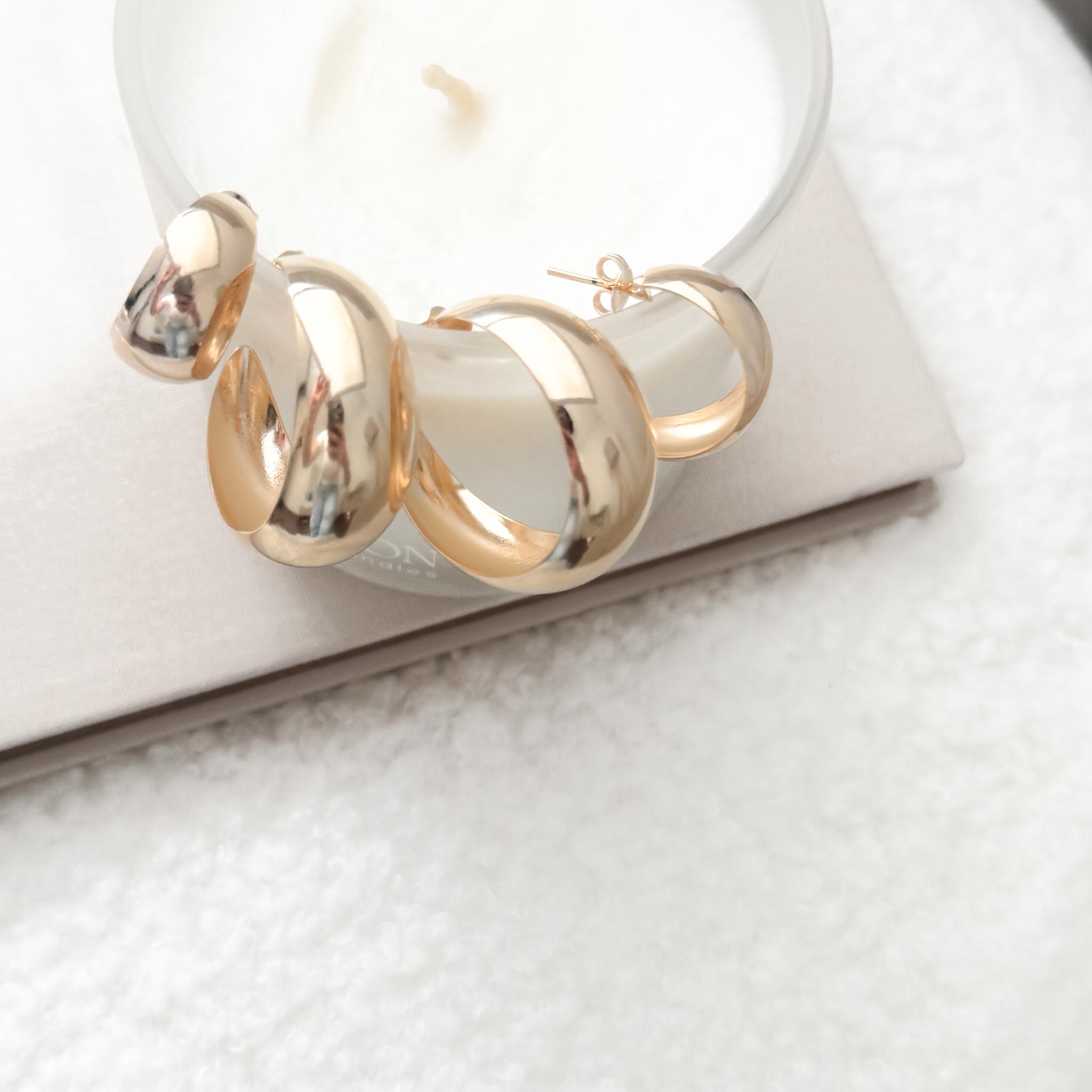 Kit 2 Argolas - Bold 2 Tamanhos