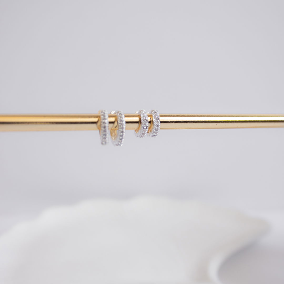 Kit 2 Argolinhas - Microzirconia