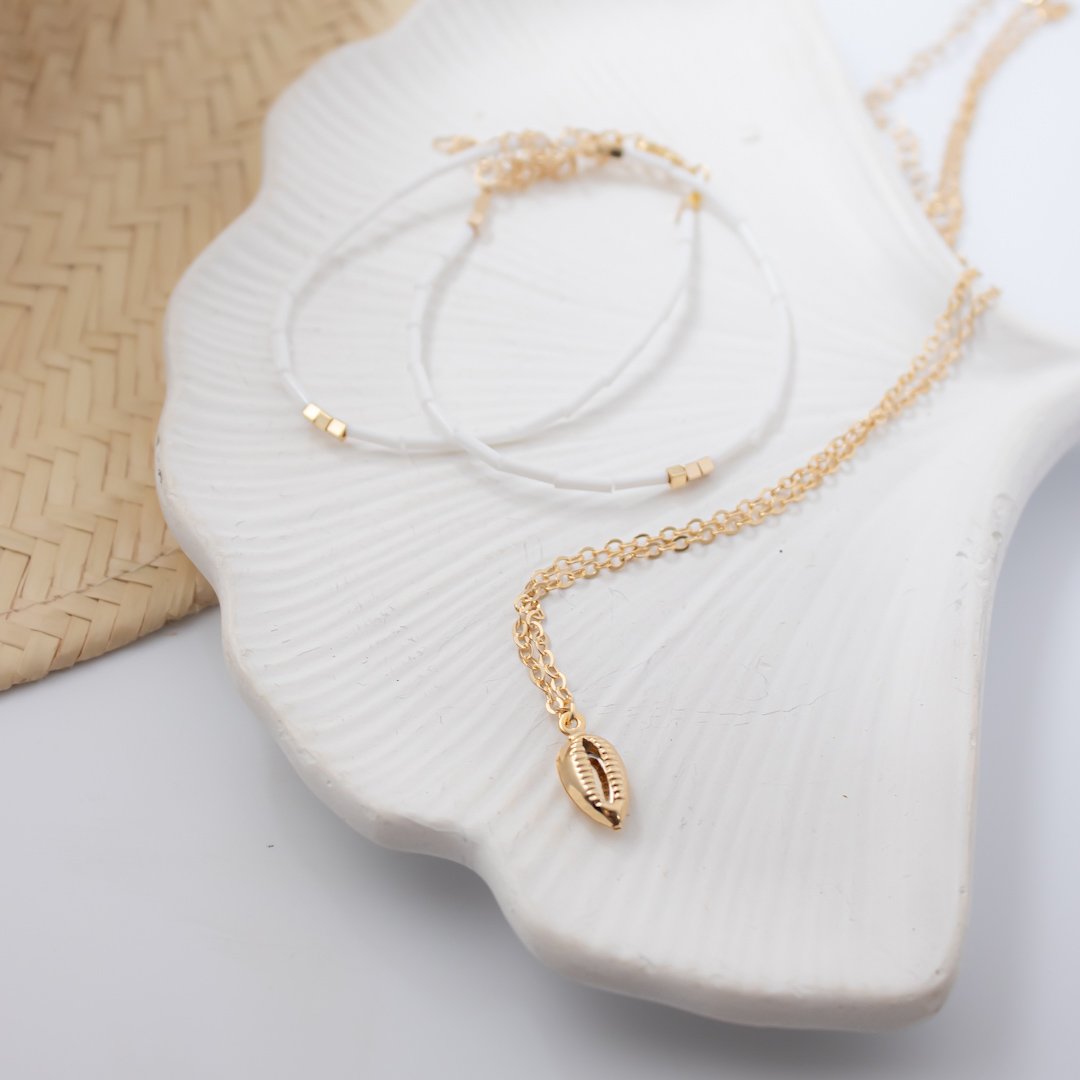 Kit 2 Colares - Búzio Chic