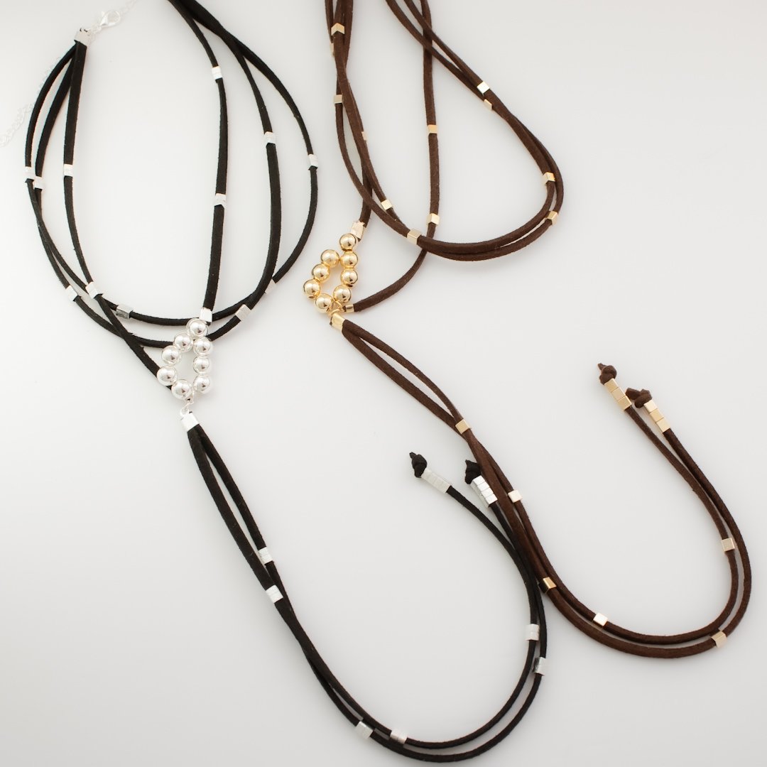 Colar Duplo - Chocolate Country