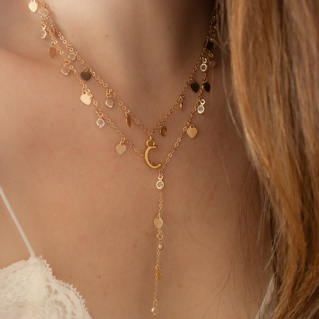 Kit 2 Colares - Letra & Corações