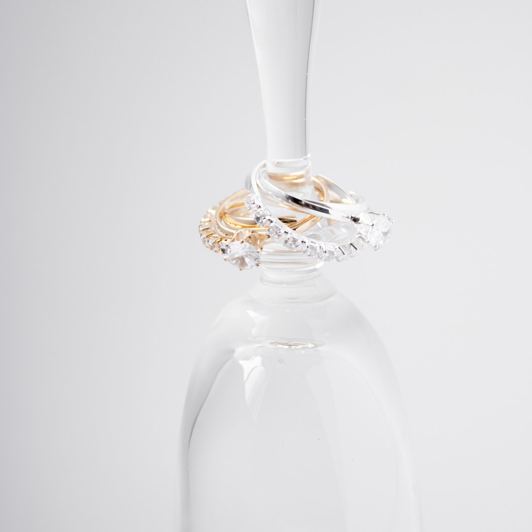 Kit 3 Anéis - Estilo Solitário