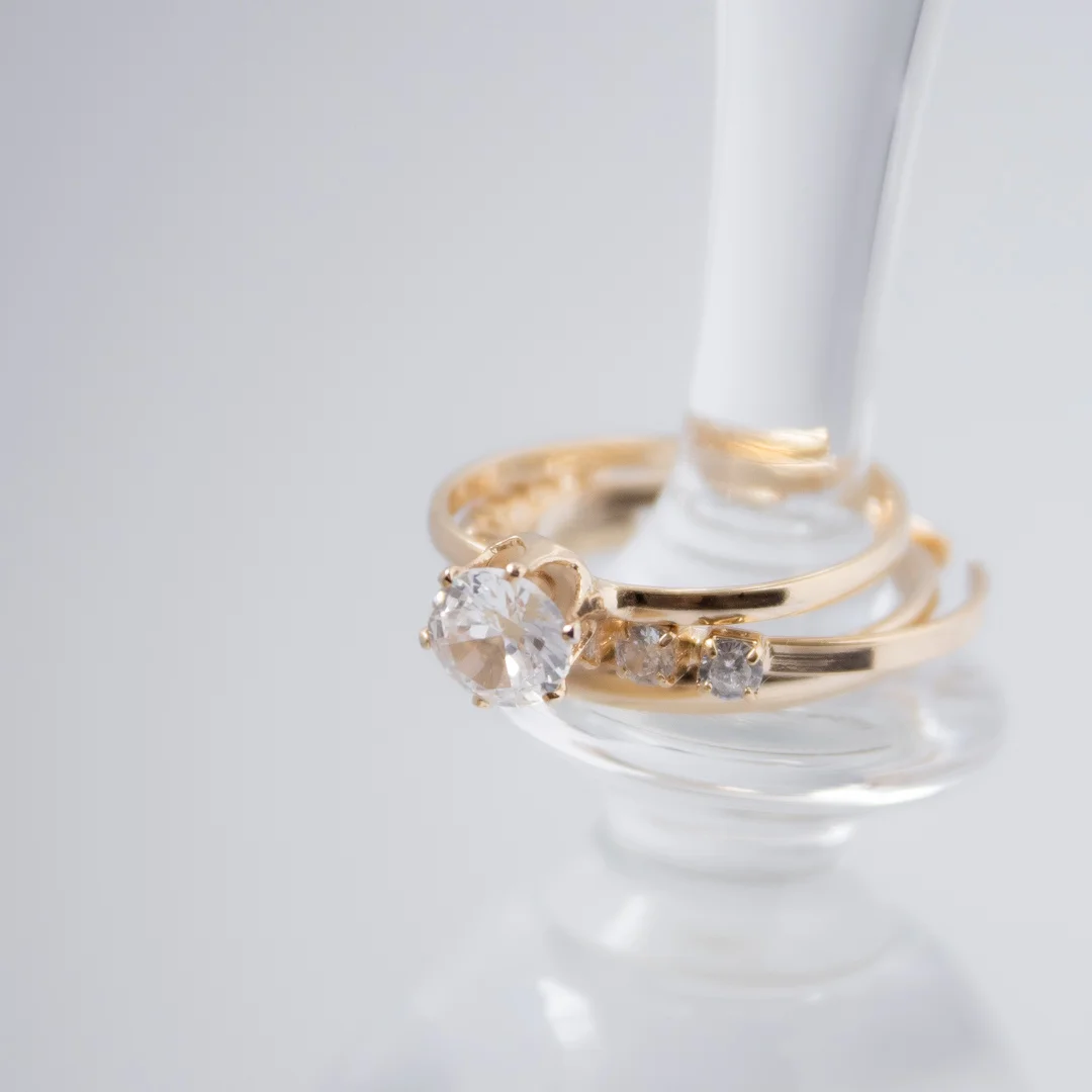 Kit 3 Anéis - Estilo Solitário