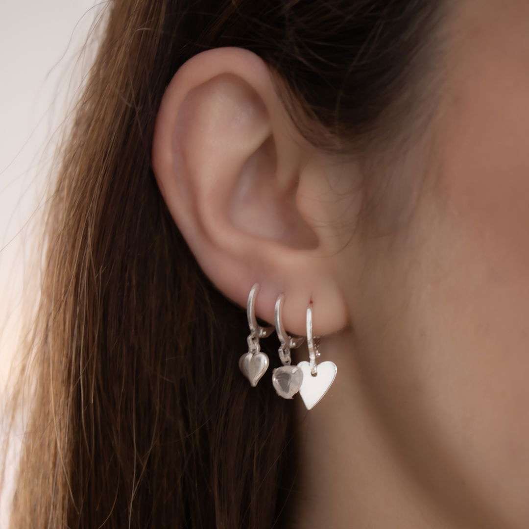 Kit 3 Argolinhas - Coraçõeszinhos