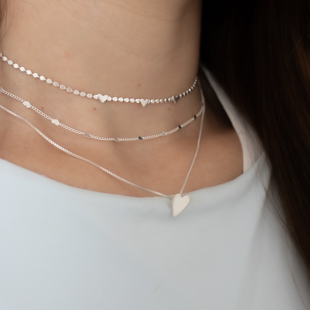 Kit 3 Colares - Love Basics