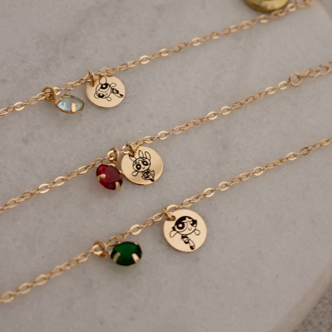 Kit 3 Pulseiras - Meninas Superpoderosas