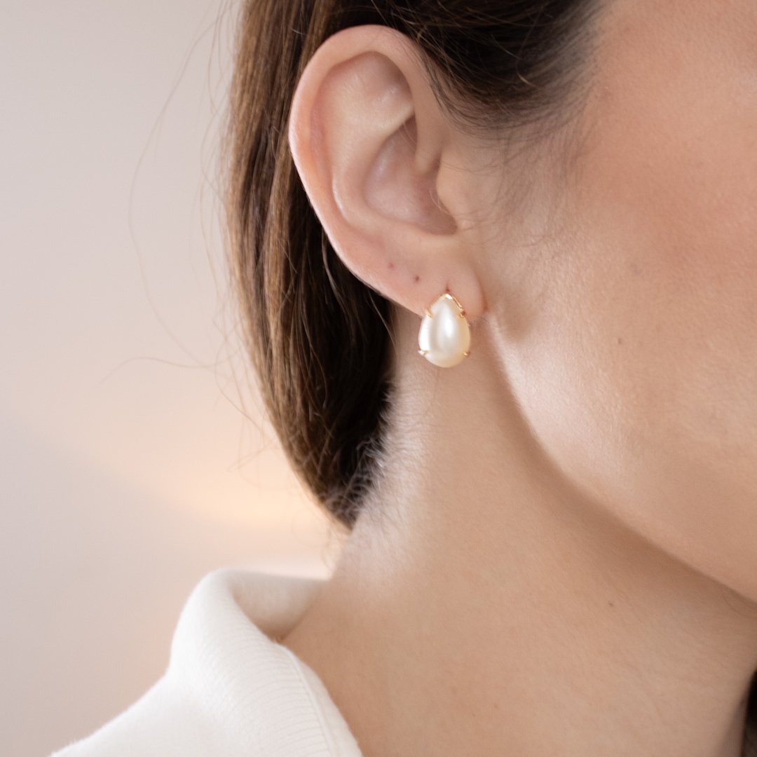 Kit Colar Duplo e Brinco - Pérola