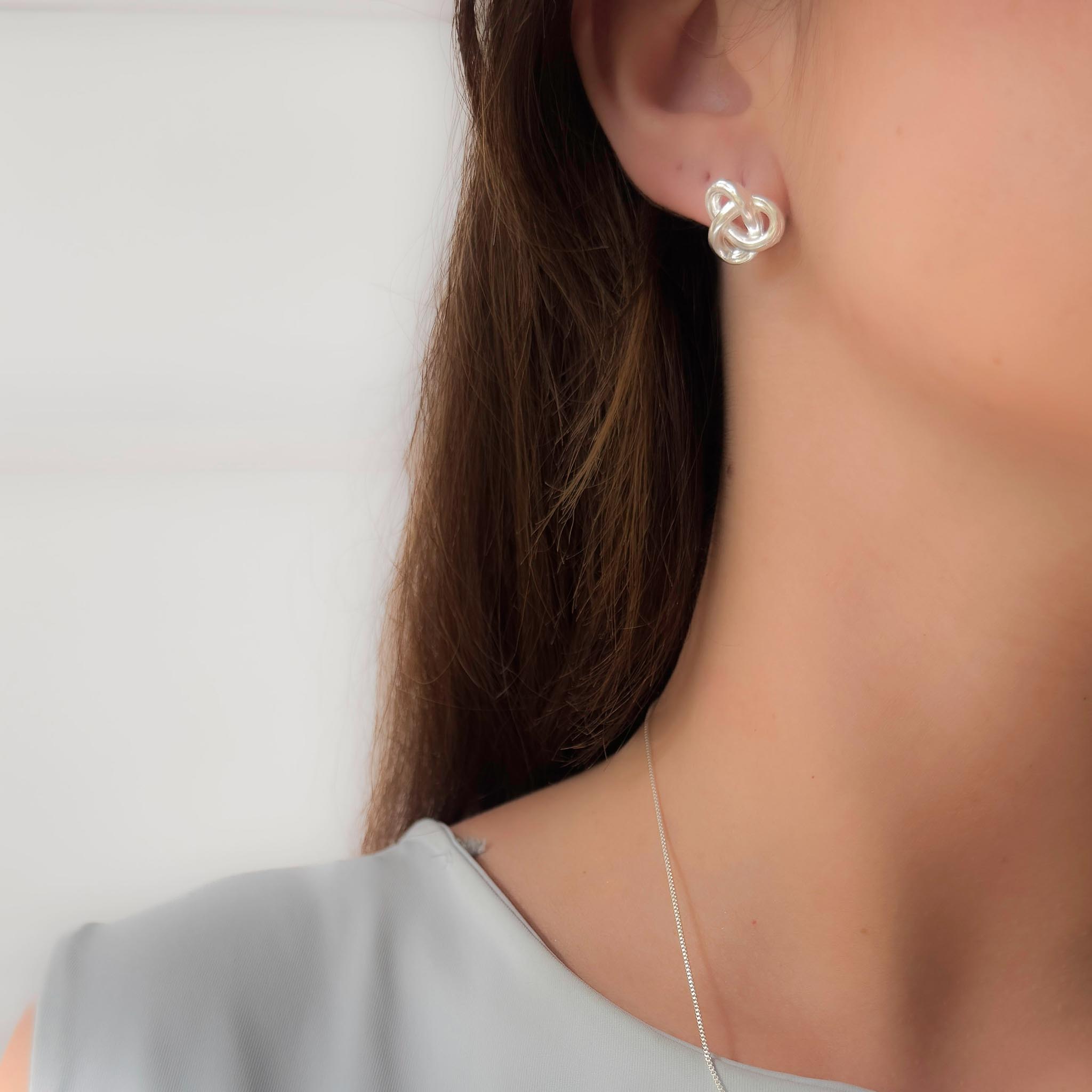 Kit Colar e Brinco - Entrelaços