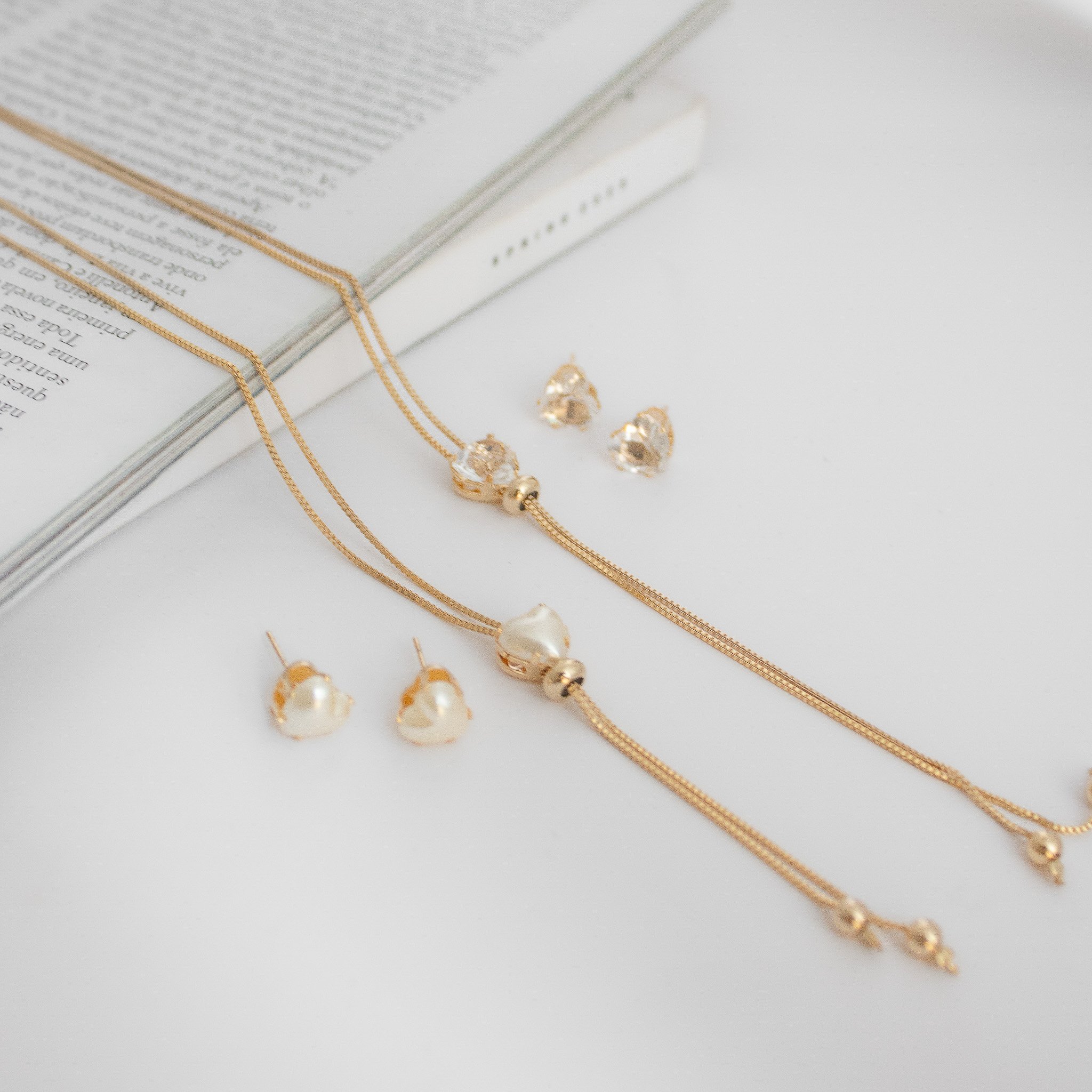 Colar Gravatinha - Coração 8mm