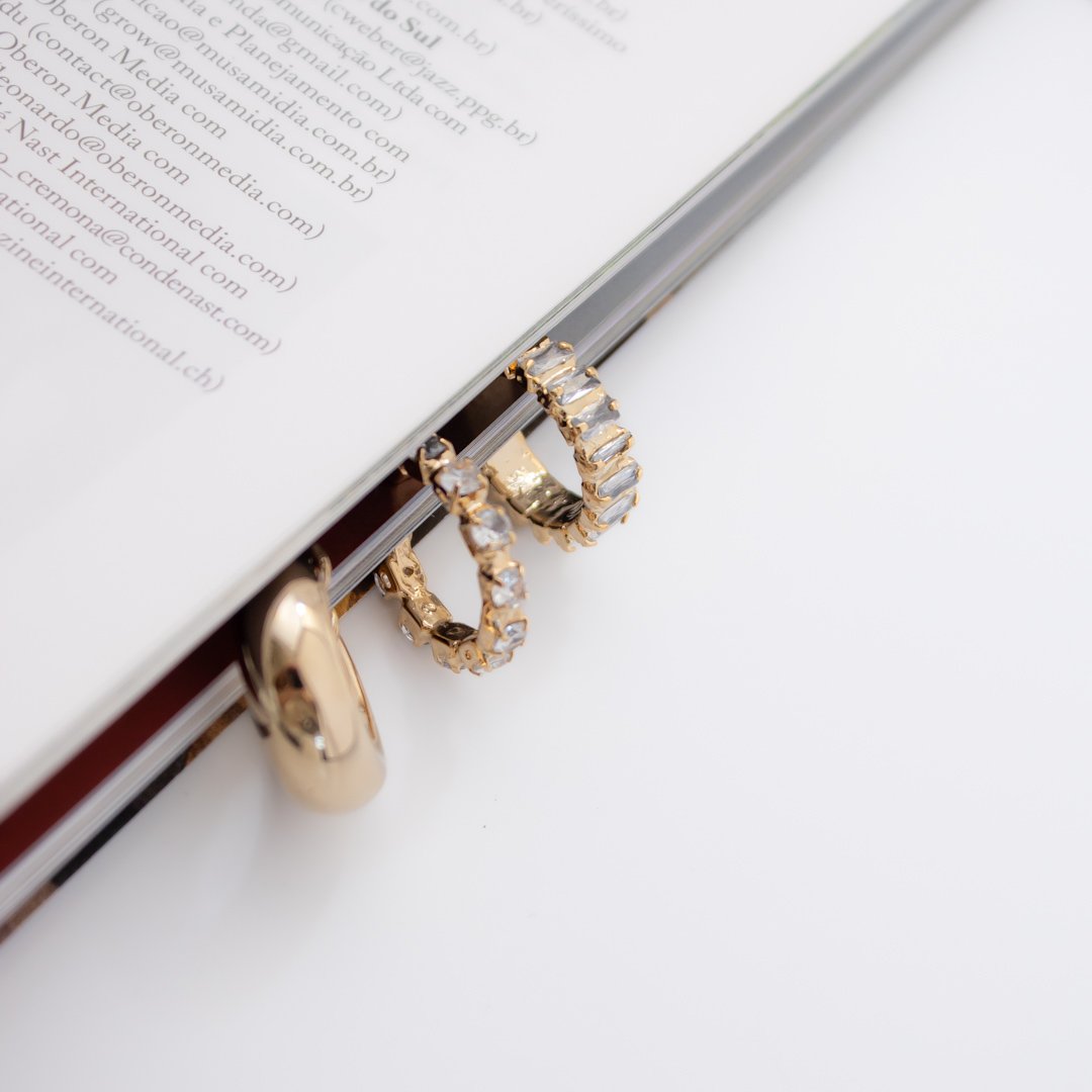 Kit de 3 Piercings de Pressão - Mais Vendidos