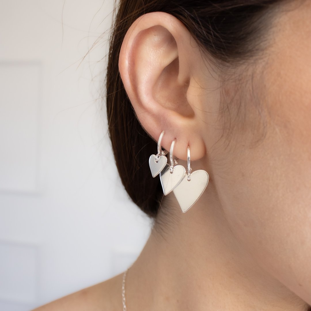 Kit de Argolas - Corações Assimétricos