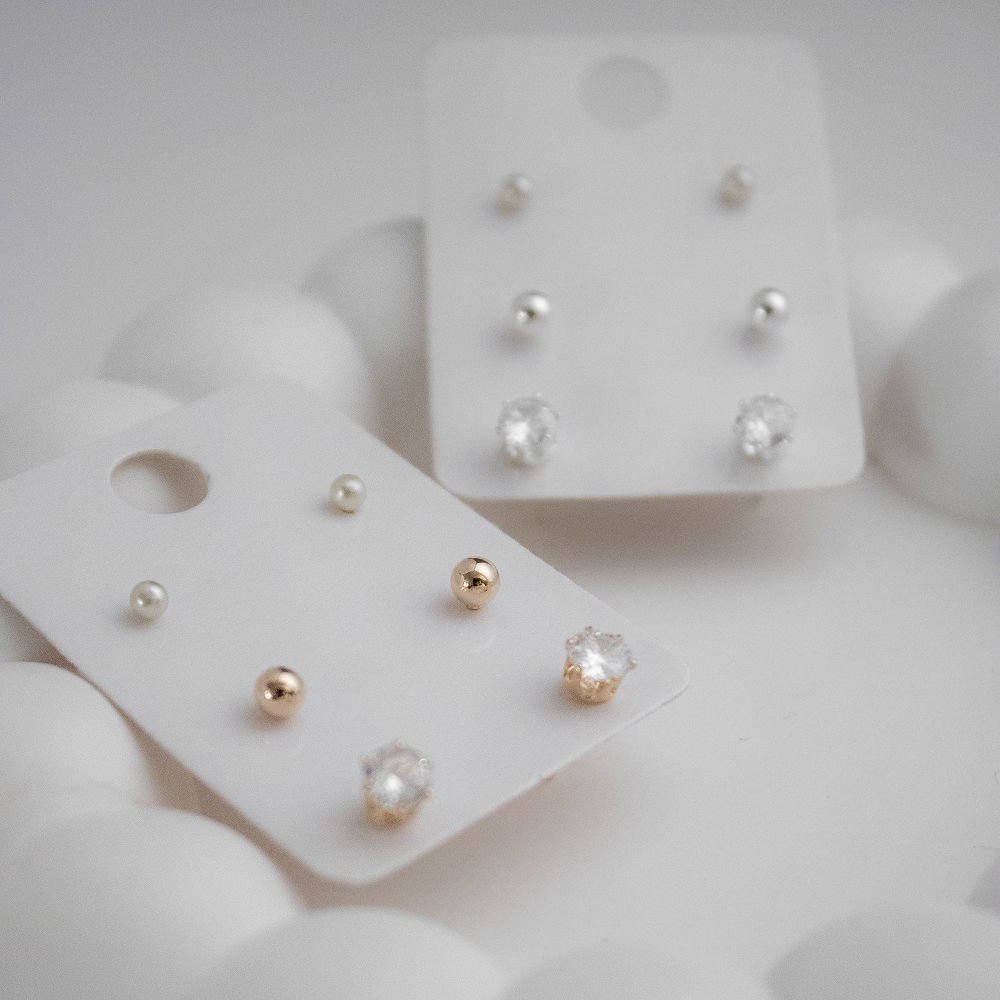 Kit de brincos - Básiquinho