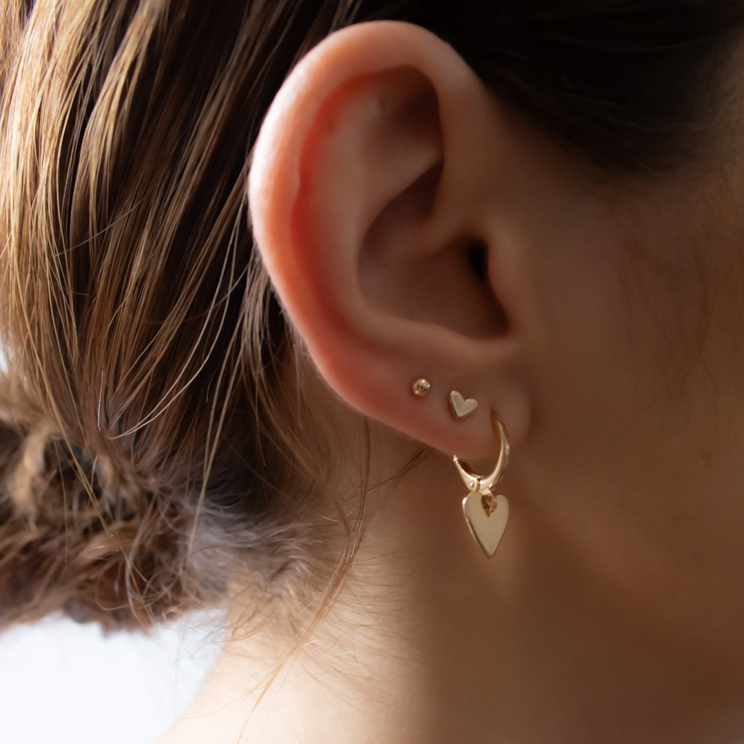 Kit de brincos - Corações Delicados