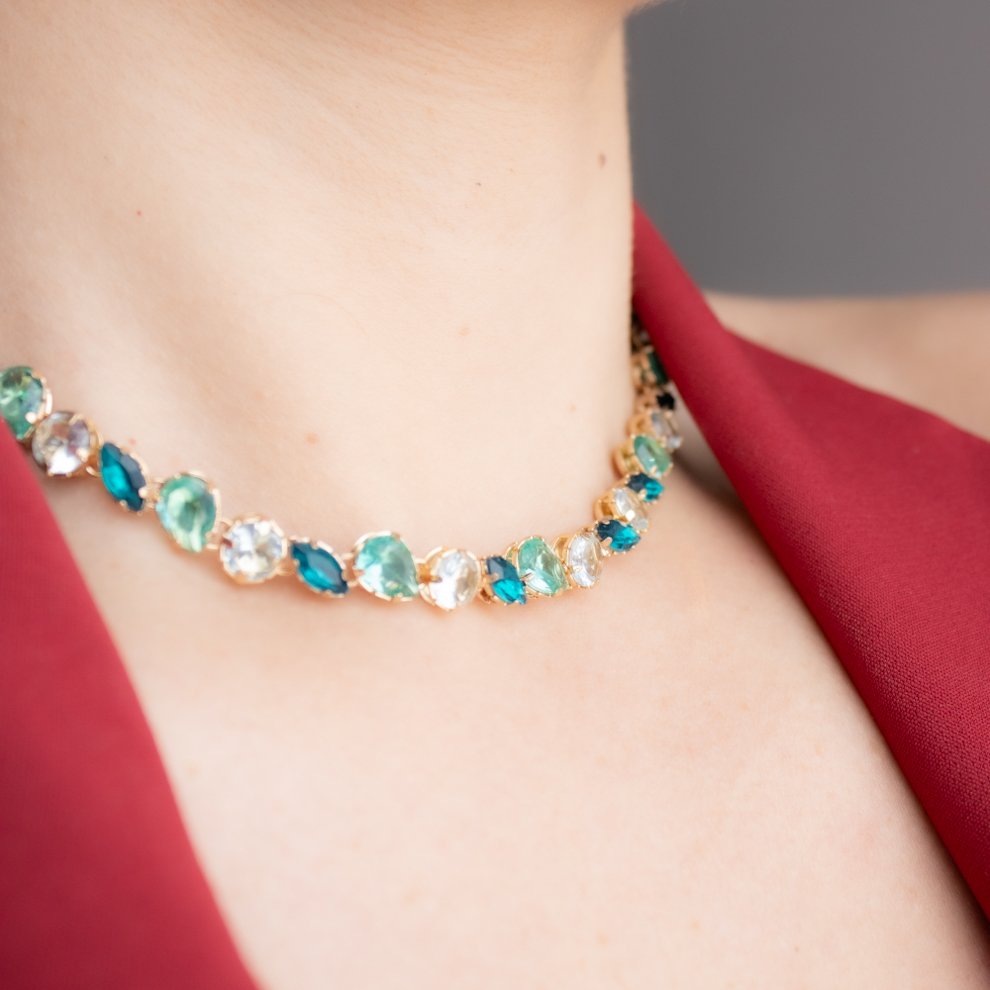 Kit Festa - Colar Curto e Brinco