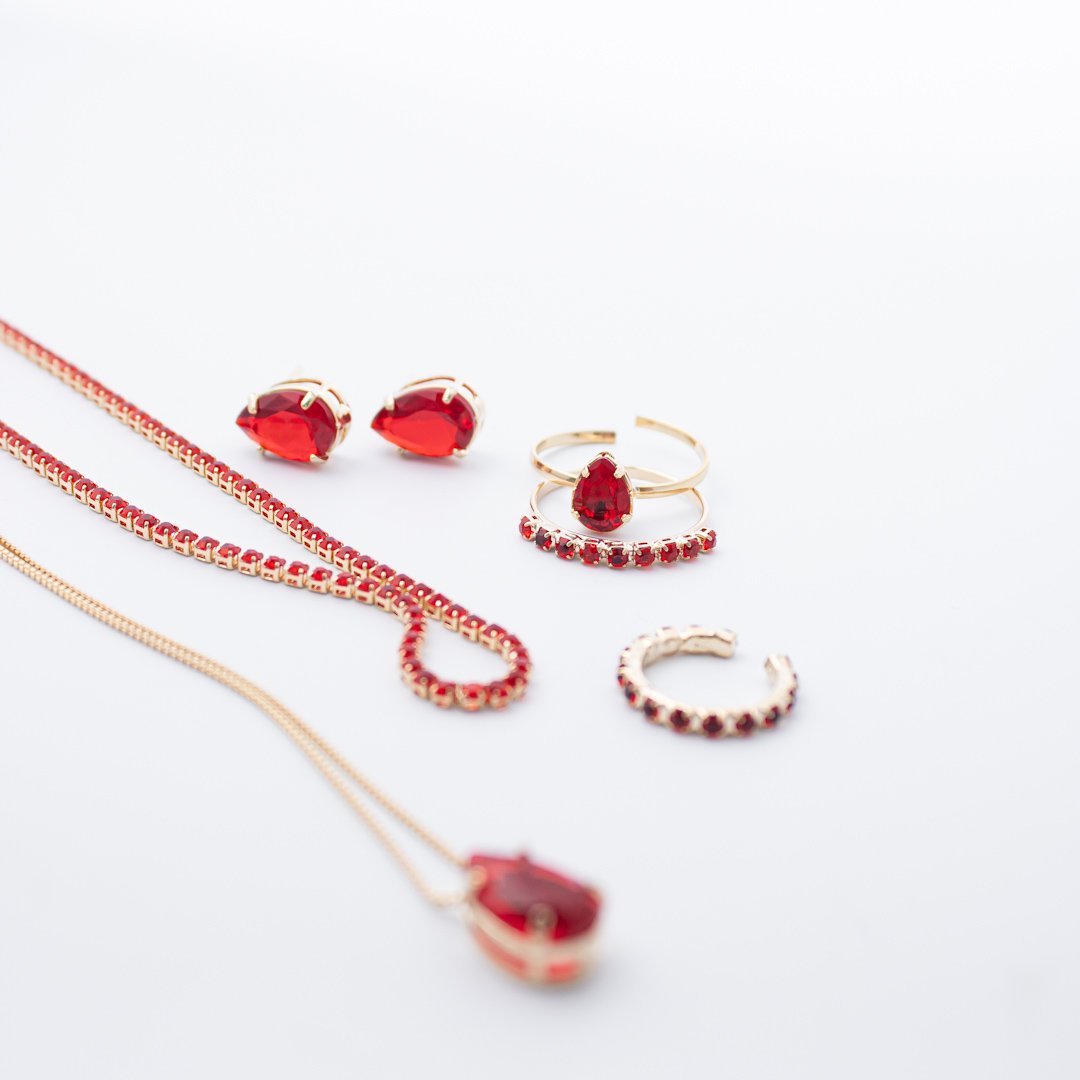 Kit Festa 6 peças - Natal Vermelho