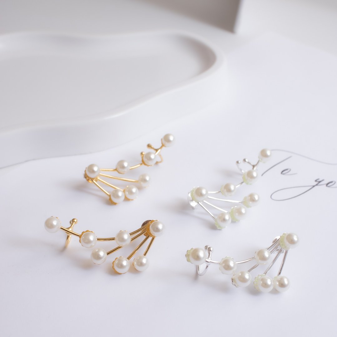 Maxi Ear Cuff - Pérolas