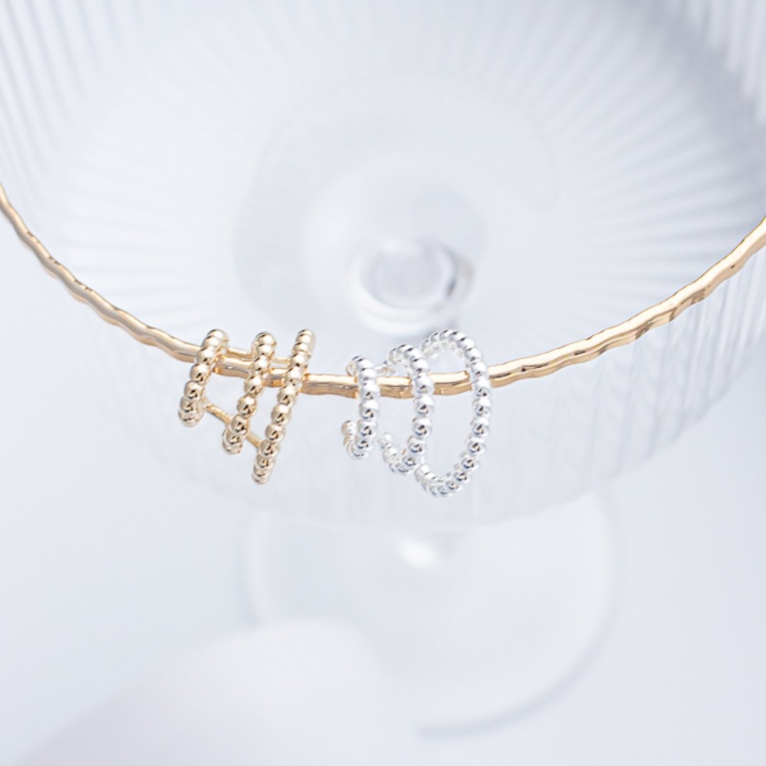 Piercing de Encaixe - Triplo Bolinhas