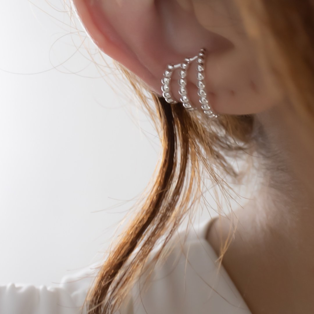 Piercing de Encaixe - Triplo Bolinhas