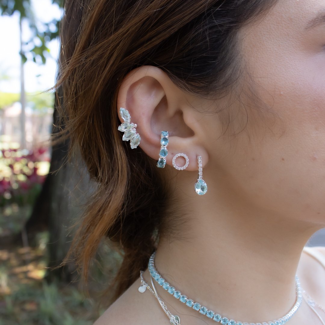 Piercing de Encaixe - Zircônia 4mm