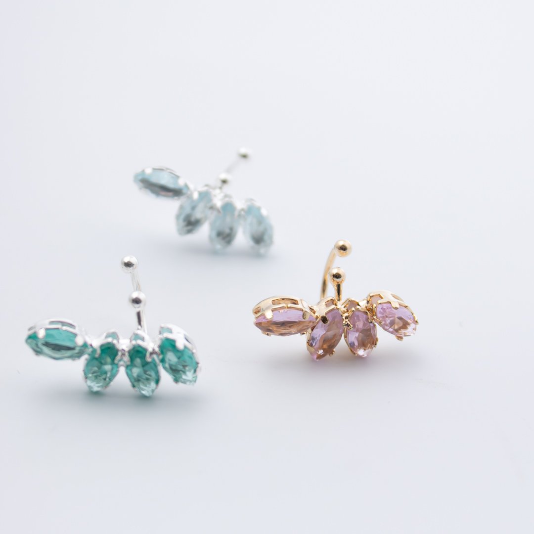 Piercing de Pressão - Zircônia Navete