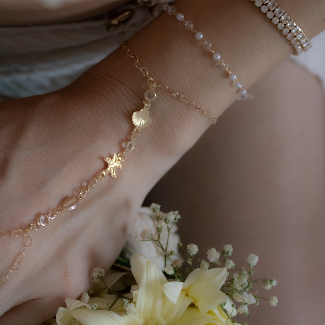 Pulseira de Mão - Hand Chain