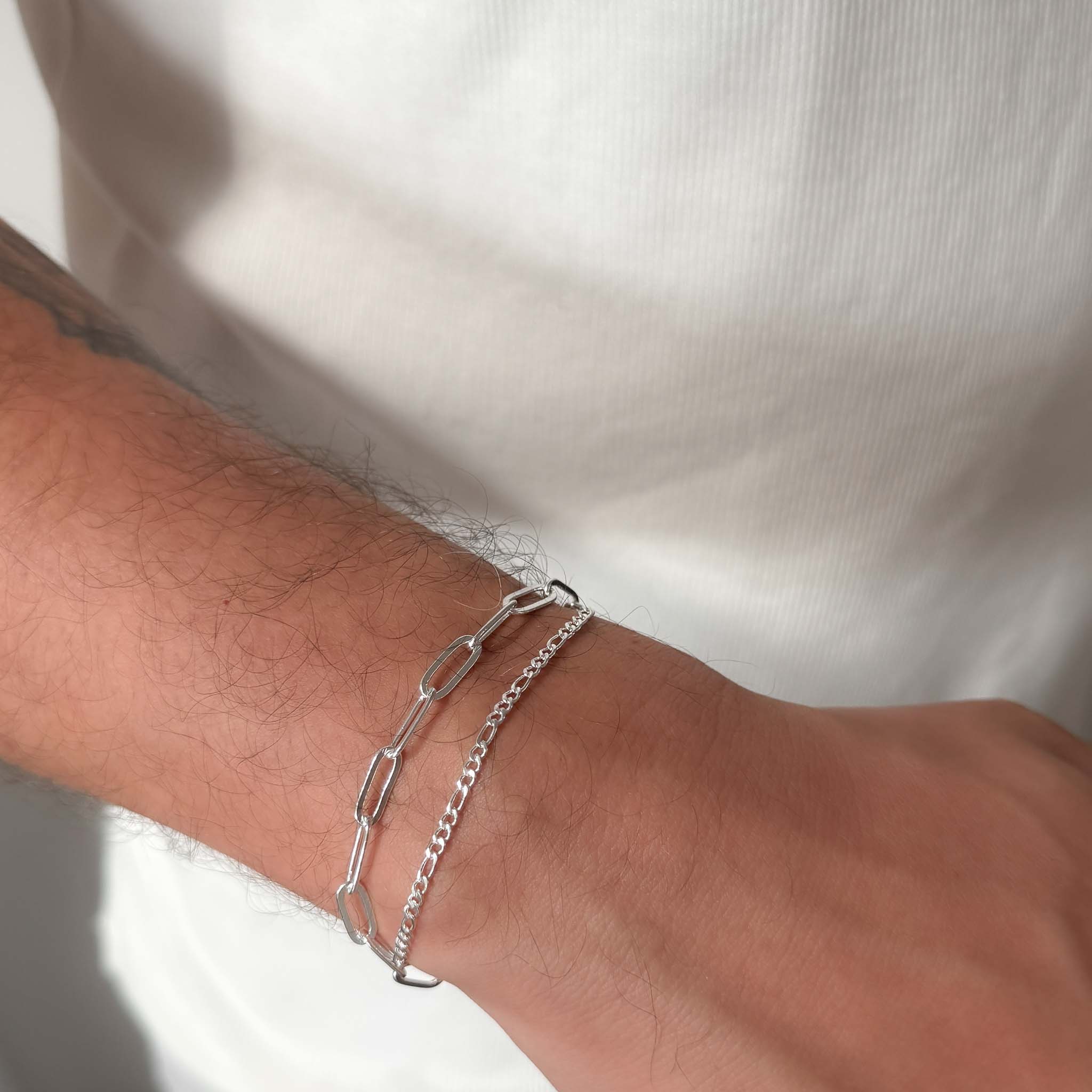 Pulseira Dupla - Masculina Elos