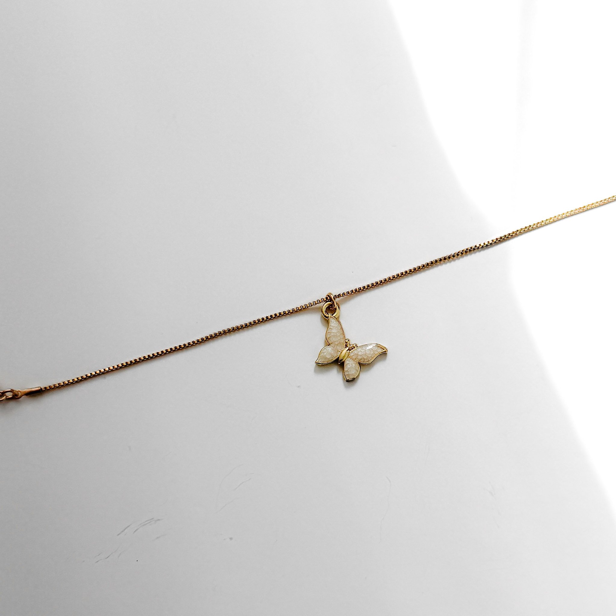 Pulseira Regular - Borboleta Esmaltada