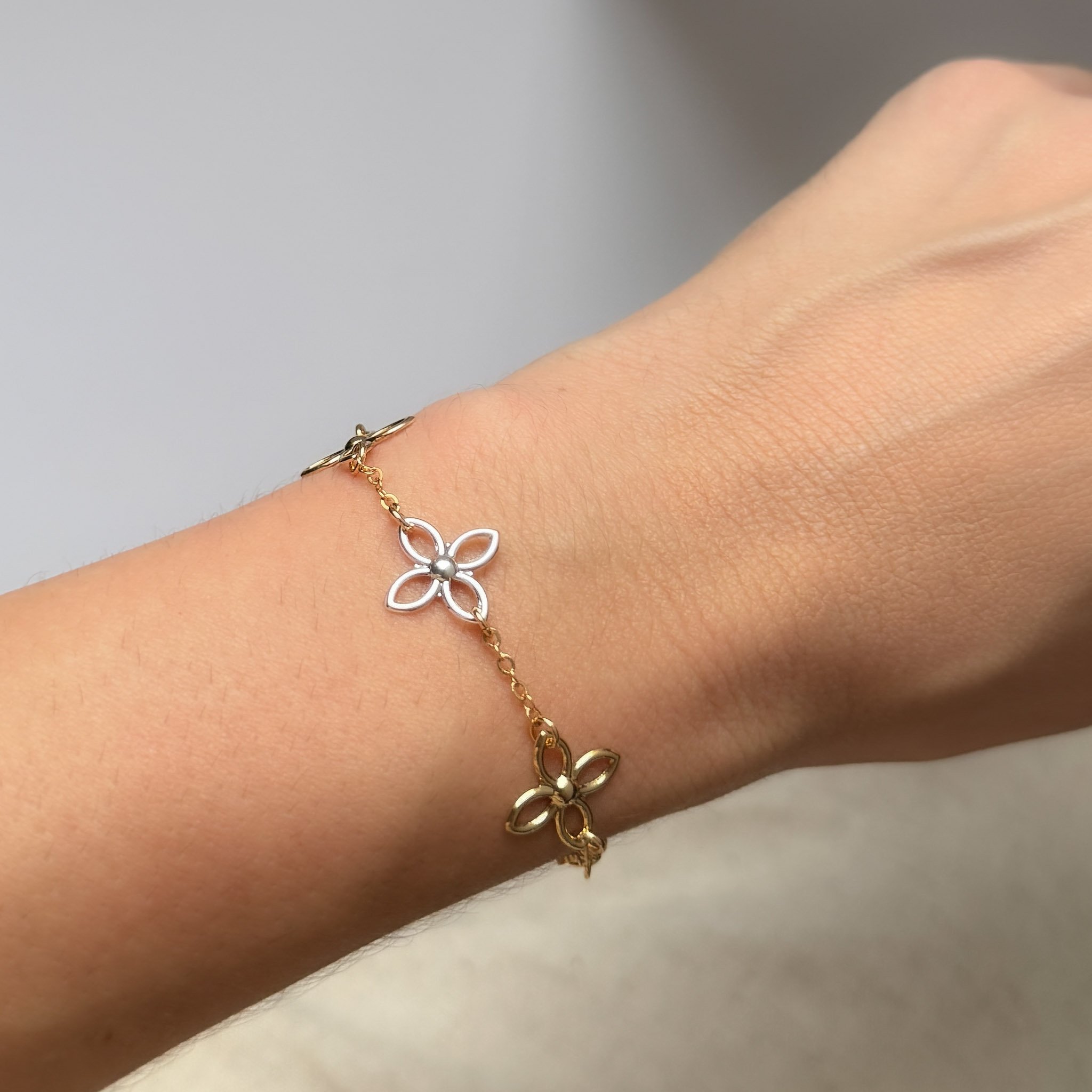 Pulseira Regular - Flor Vazada