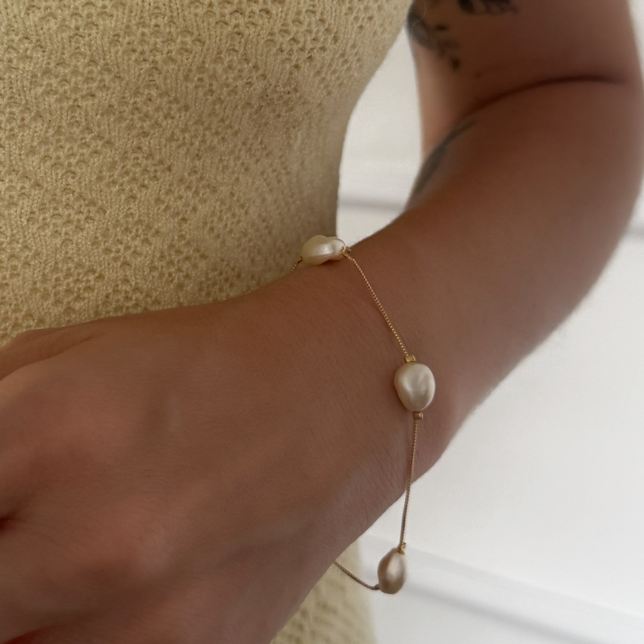 Pulseira Regular - Pérolas